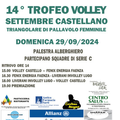 14° TROFEO VOLLEY SETTEMBRE CASTELLANO